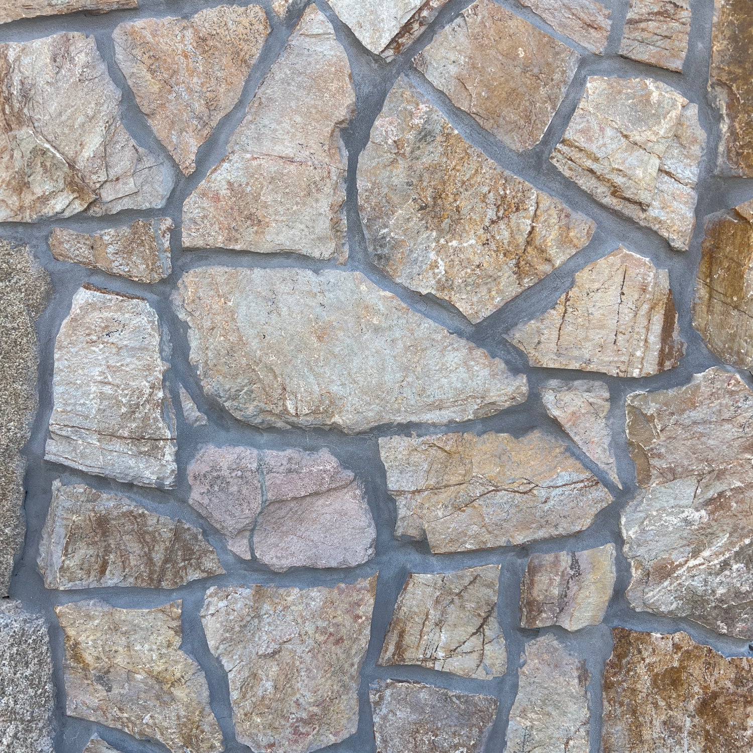 Sunset Yellow Slate random freeform natural Stone Cladding for building, home decoration, renovations, interior & exterior walls, garden features and feature walls.