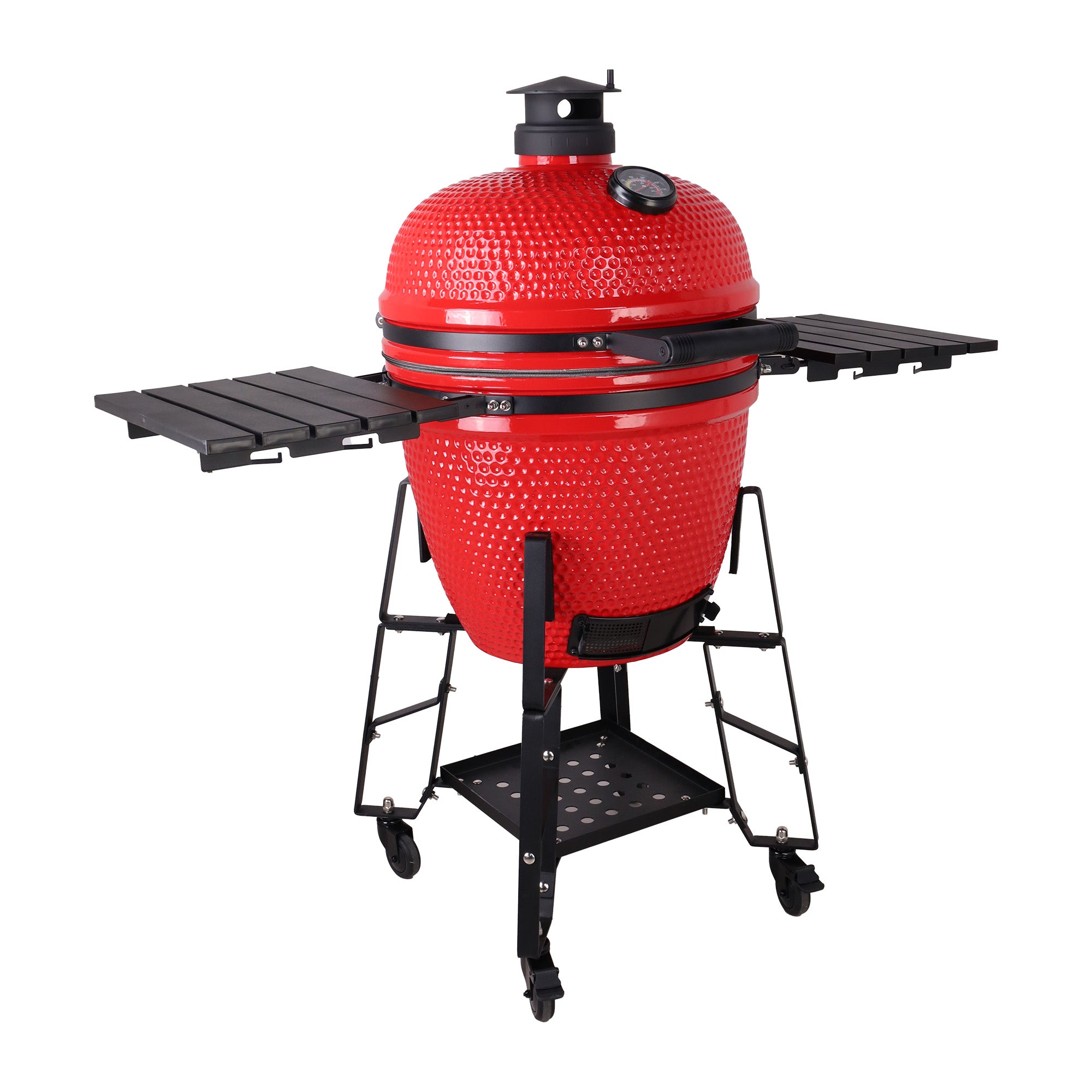 #Casa Lusso 21" Egg BBQ Colour Options_casa lusso flame red kamado