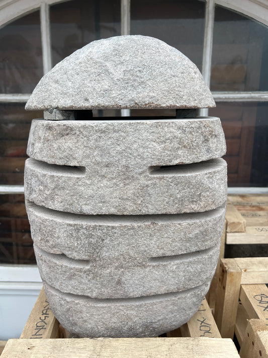 Slotted Stone Lamp 5040