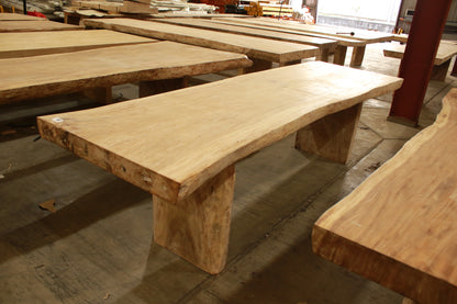 Rustic suar timber indoor & outdoor dining table