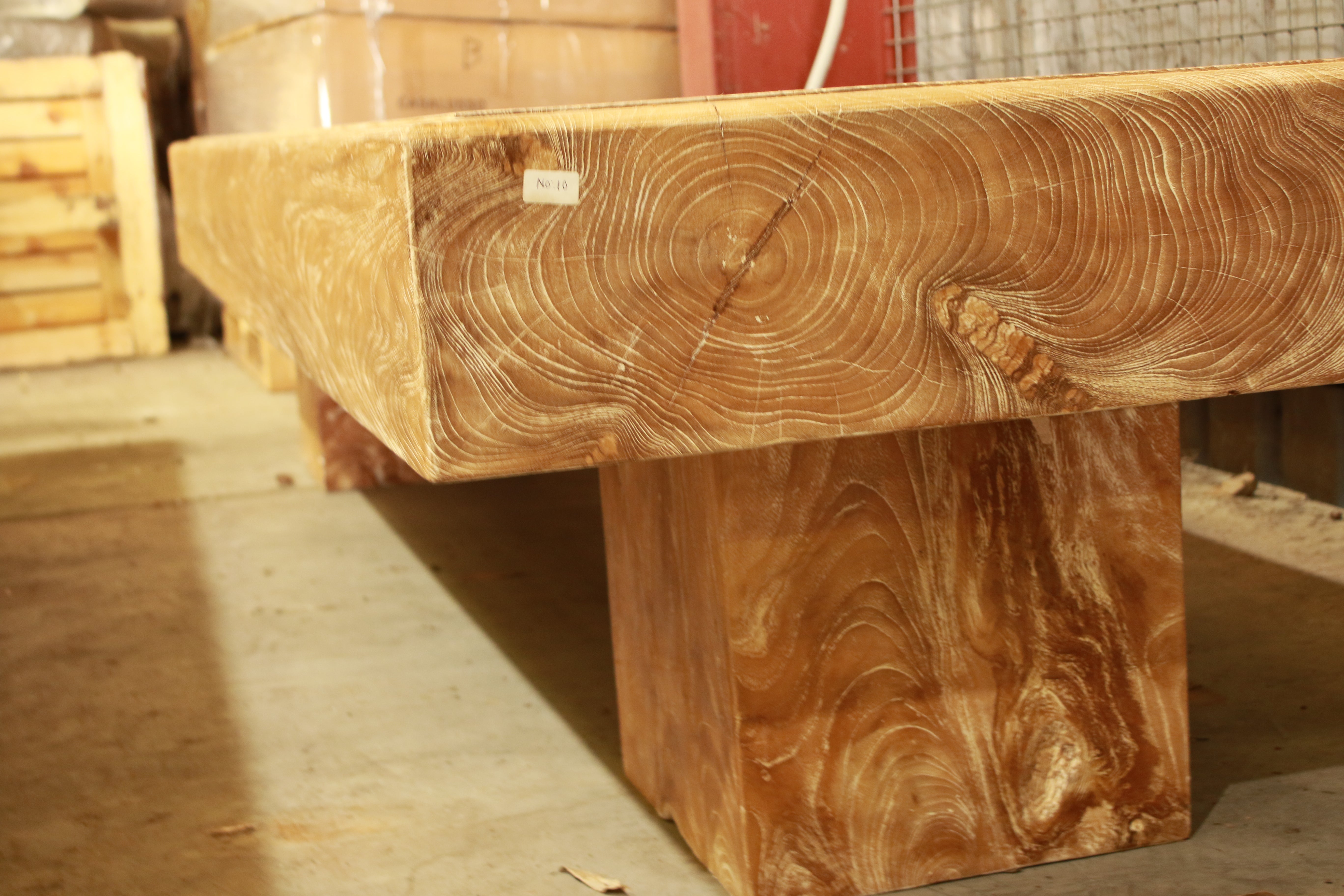 Rustic suar timber indoor & outdoor dining table