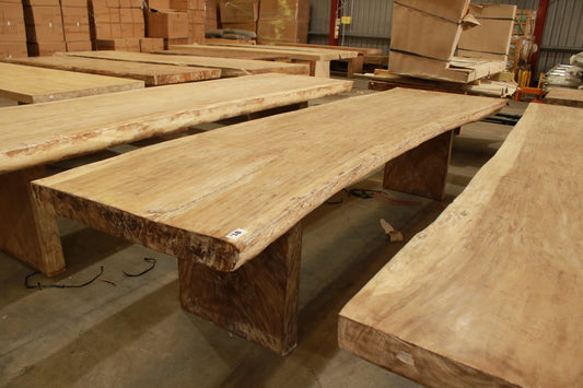 Solid Suar timber indoor and outdoor rustic handmade dining table