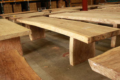 Solid Suar timber indoor and outdoor rustic handmade dining table