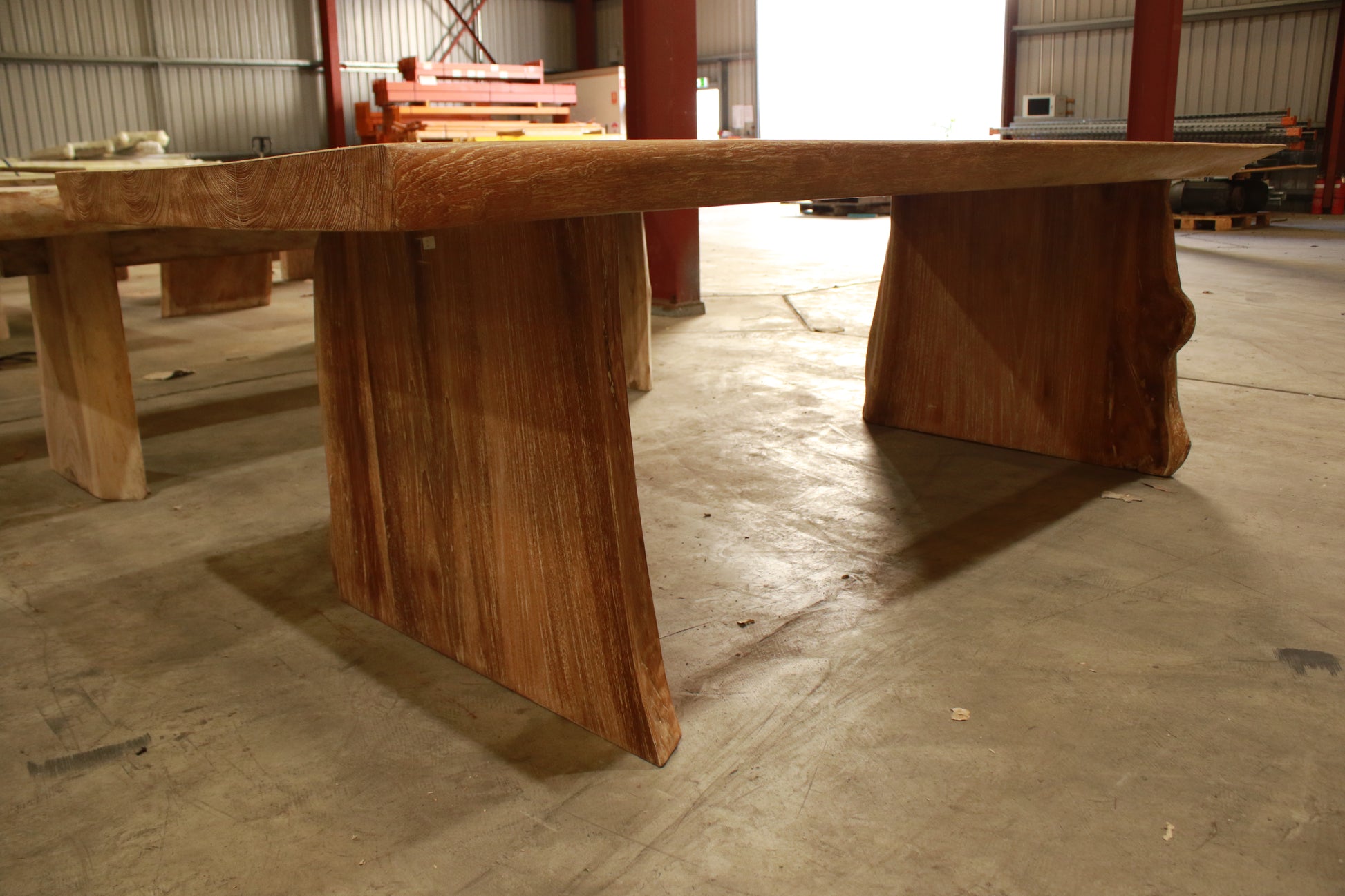 Solid Suar timber indoor and outdoor rustic handmade dining table