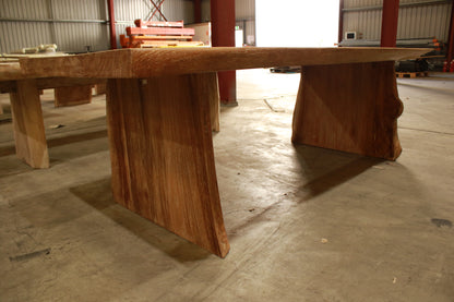 Solid Suar timber indoor and outdoor rustic handmade dining table