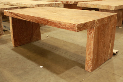 Solid Suar timber indoor and outdoor rustic handmade dining table