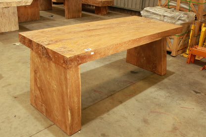 Solid Suar timber indoor and outdoor rustic handmade dining table