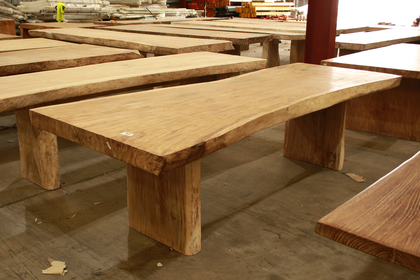 Rustic suar timber indoor & outdoor dining table