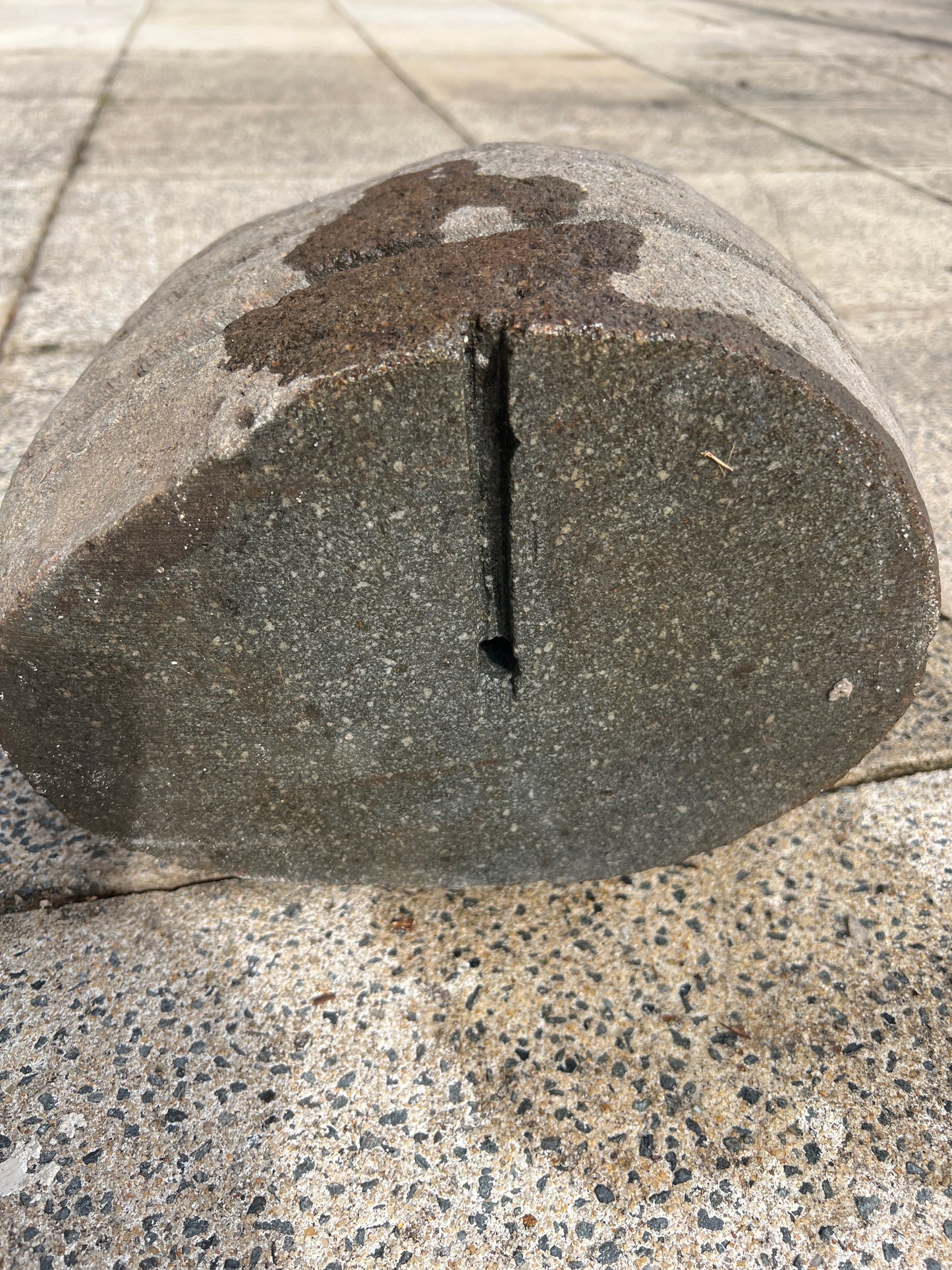 Slotted Stone Lamp 3030