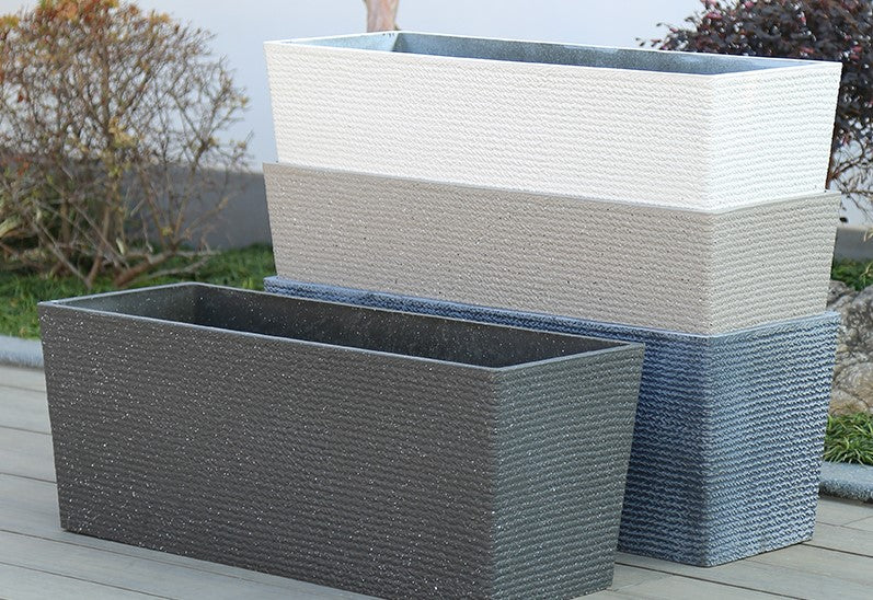 Venice Elements HX Series Rectangular Trough Garden Planters