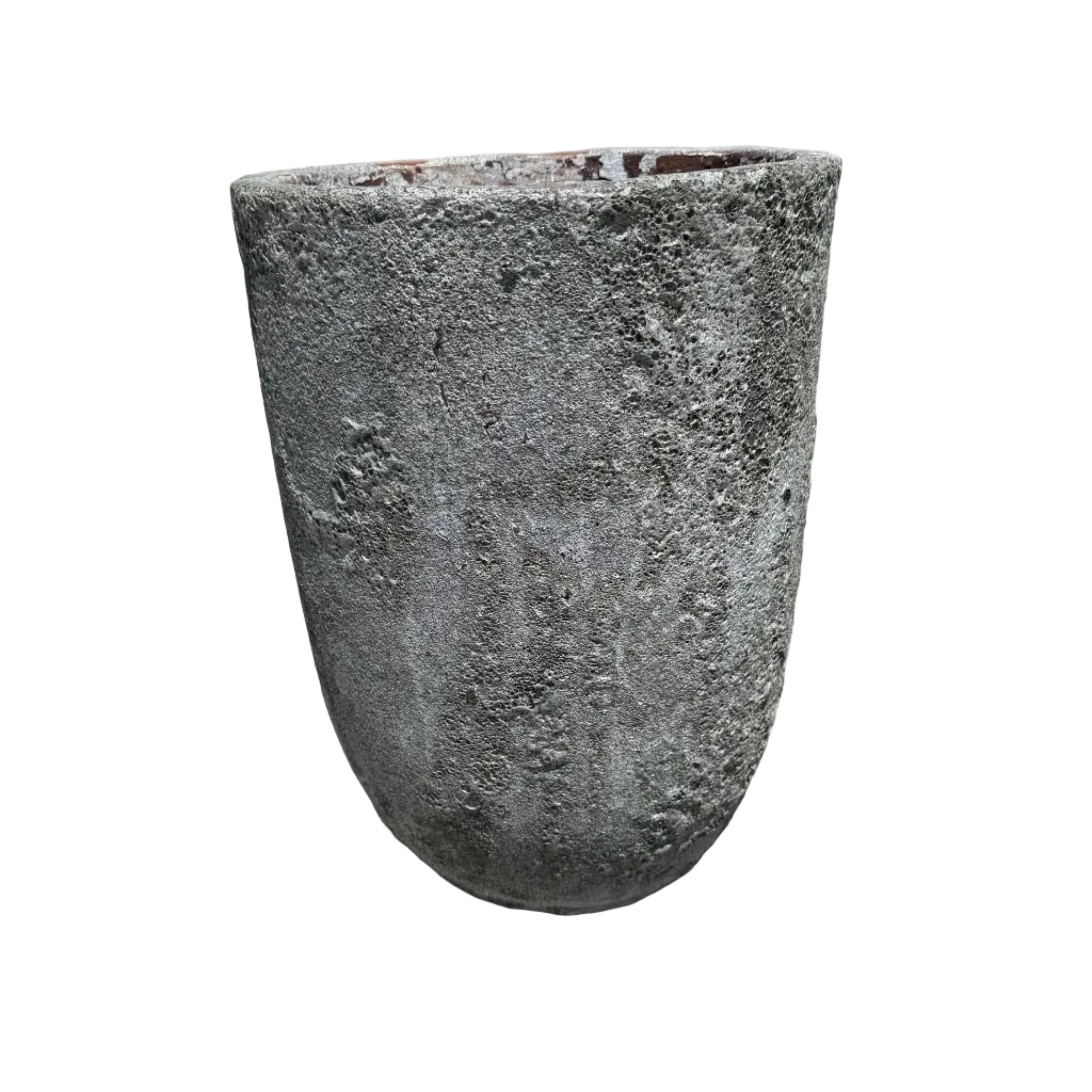 Atlantis lava rock tall u pots in medium size