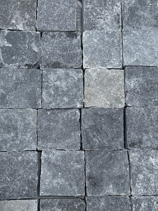 Blue Quartz Cobblestone Pavers