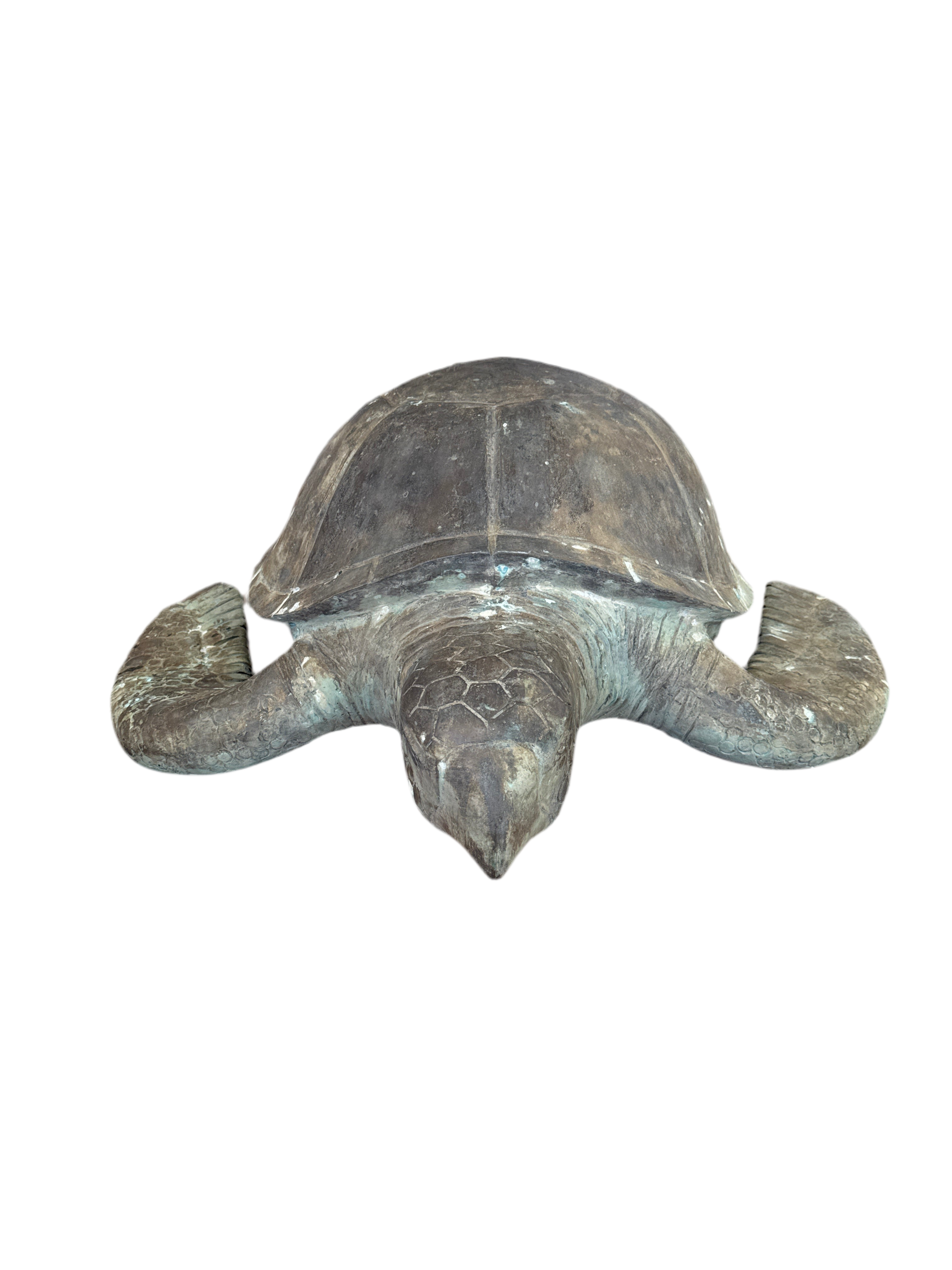 Mr Turtle Iron & Worn Copper Patina