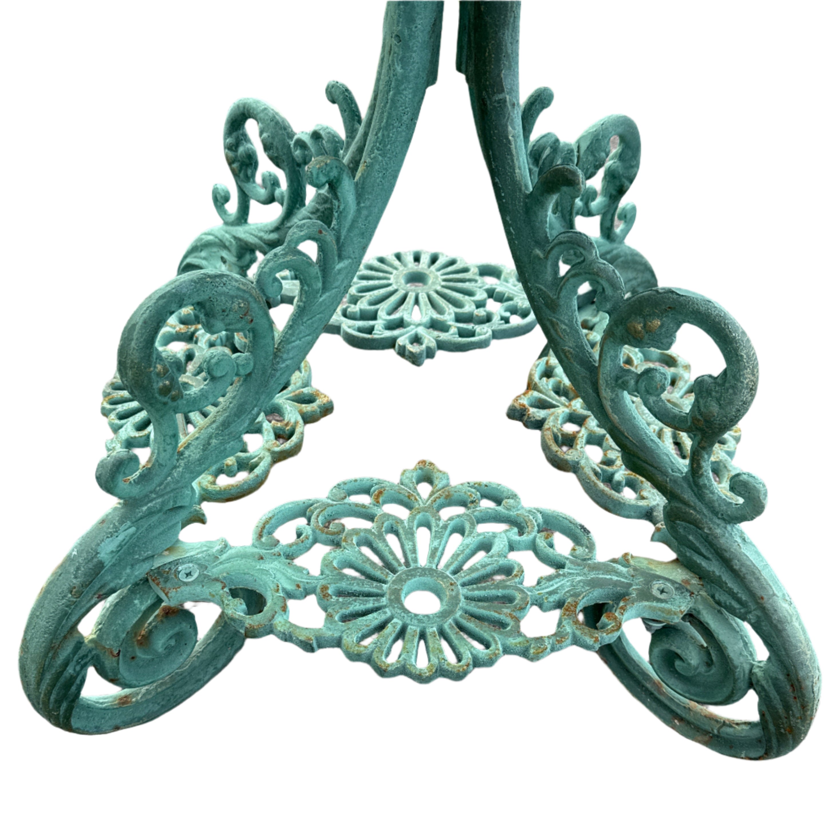 Cast Iron 2-Seater Table Set Green S16/47G