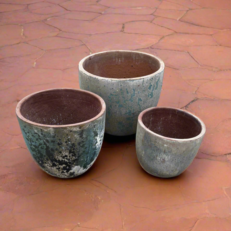 Blue Ancient Egg Pots S3