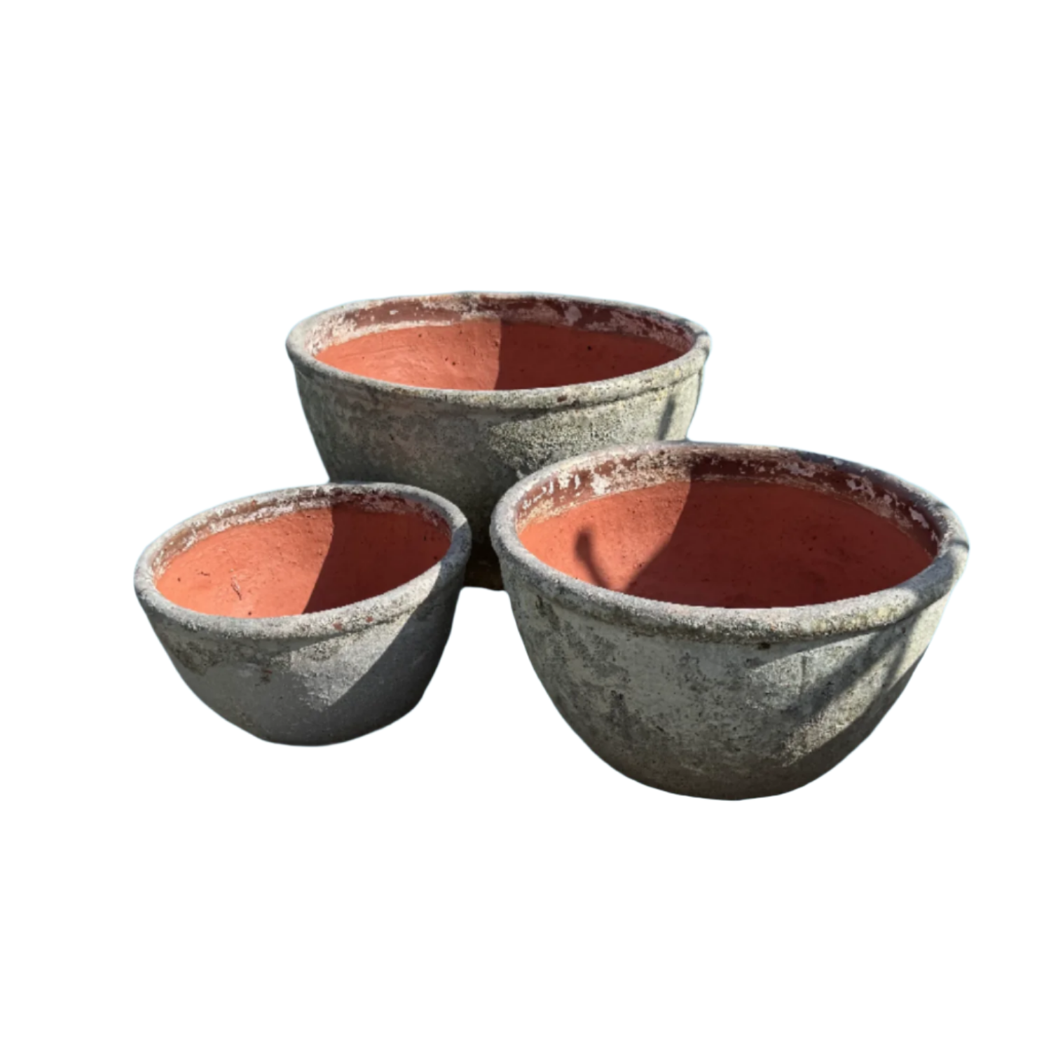 Extra Large lava rock Atlantis succulent garden bowls in three sizes
