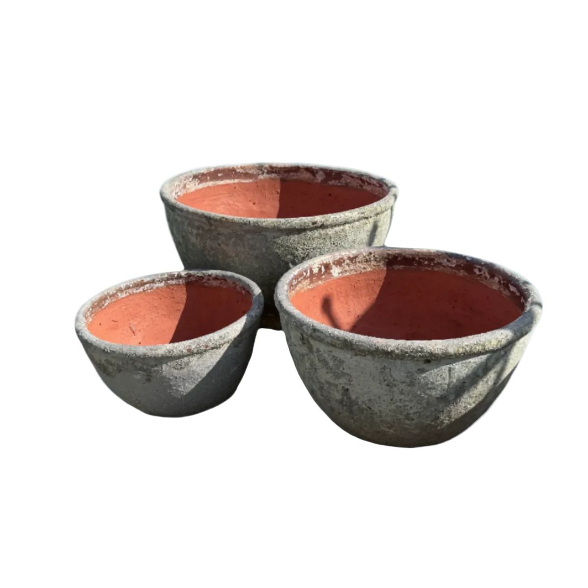 Extra Large lava rock Atlantis succulent garden bowls in three sizes