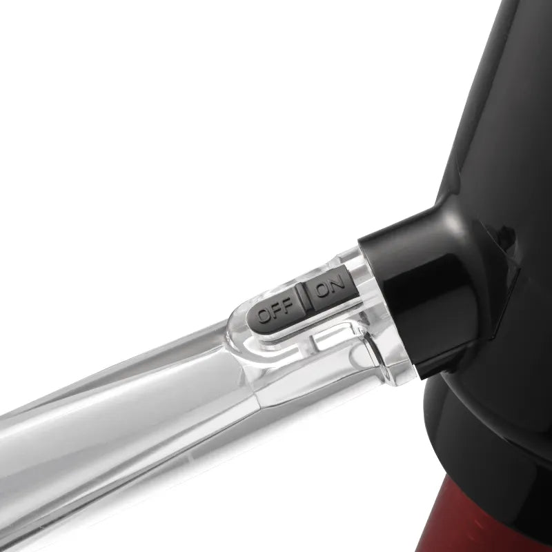 Electric wine aerator with rechargeable battery on or off aerator button