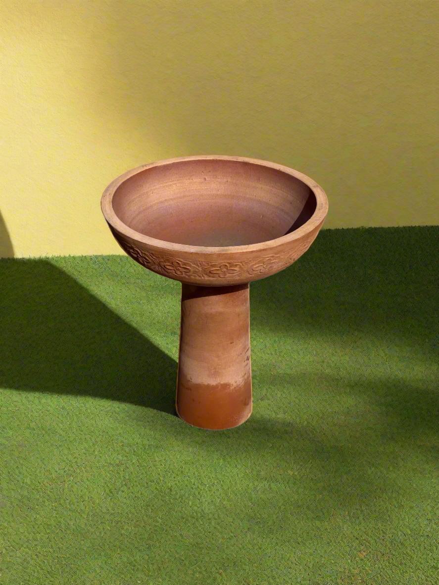 Terracotta Bird Bath