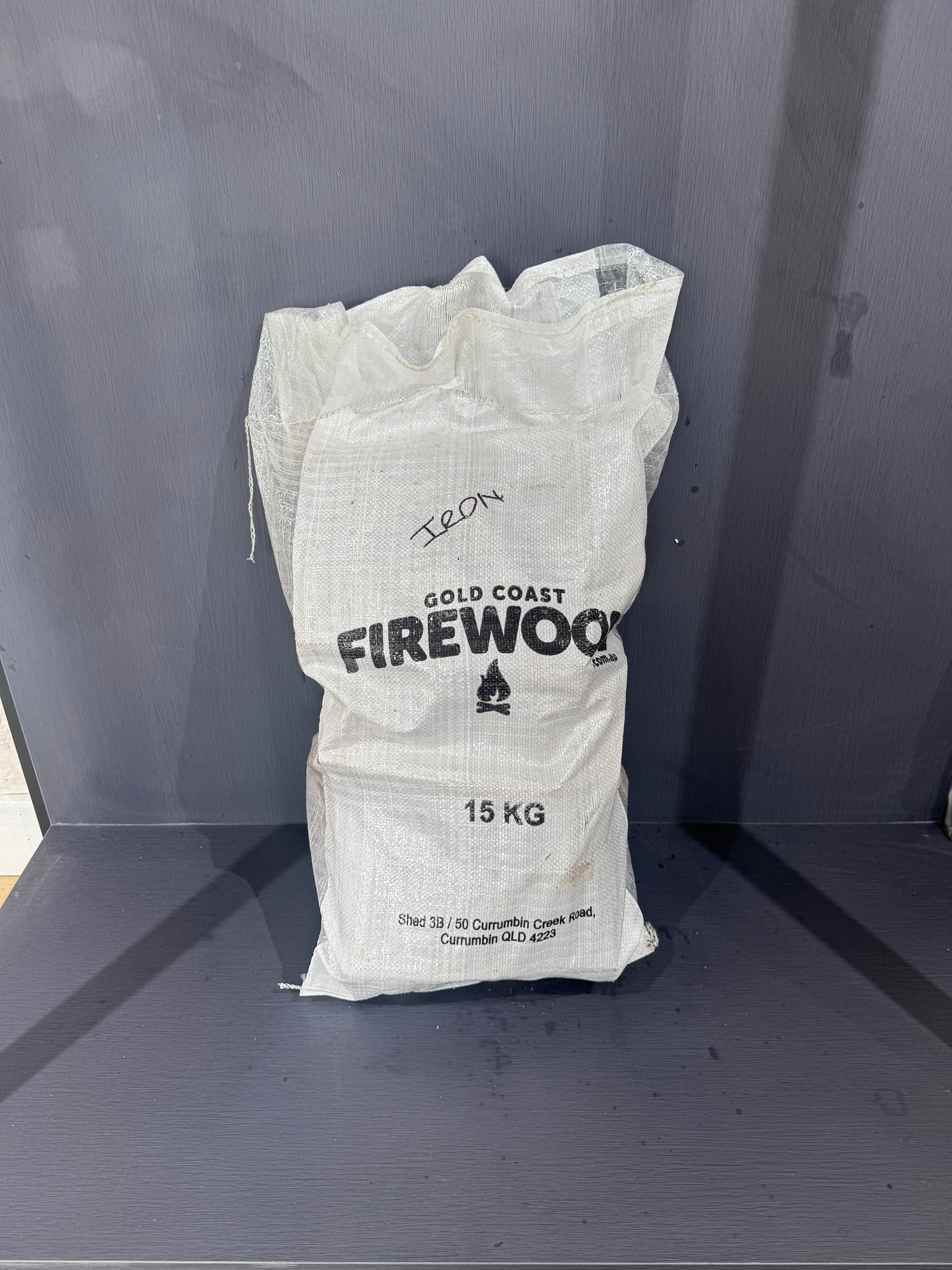 Iron Bark Firewood 15kg Bag