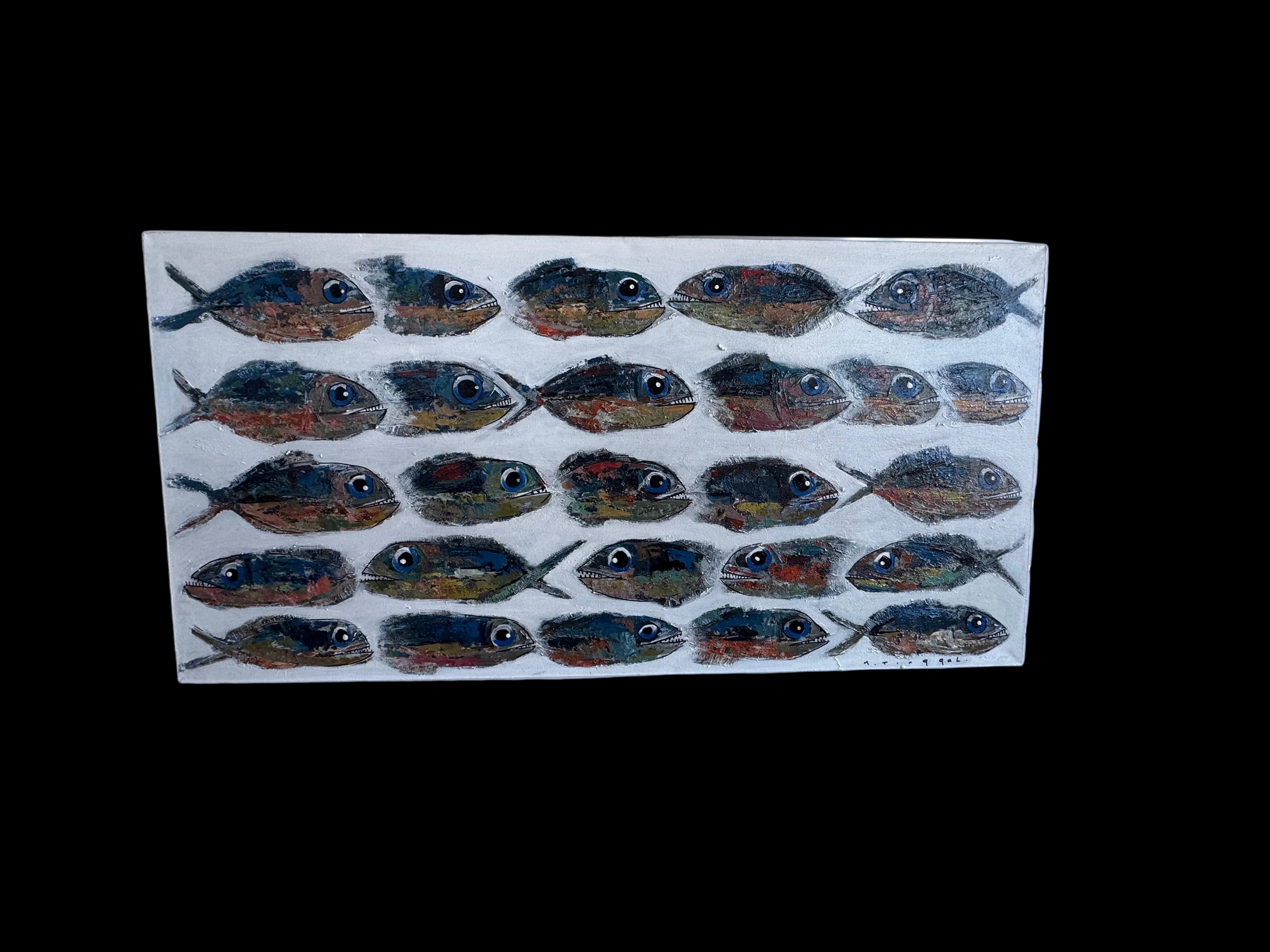 I Made. Tinqqol 60x120 School of Fish