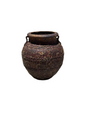 Rust lava rock Atlantis garden urn