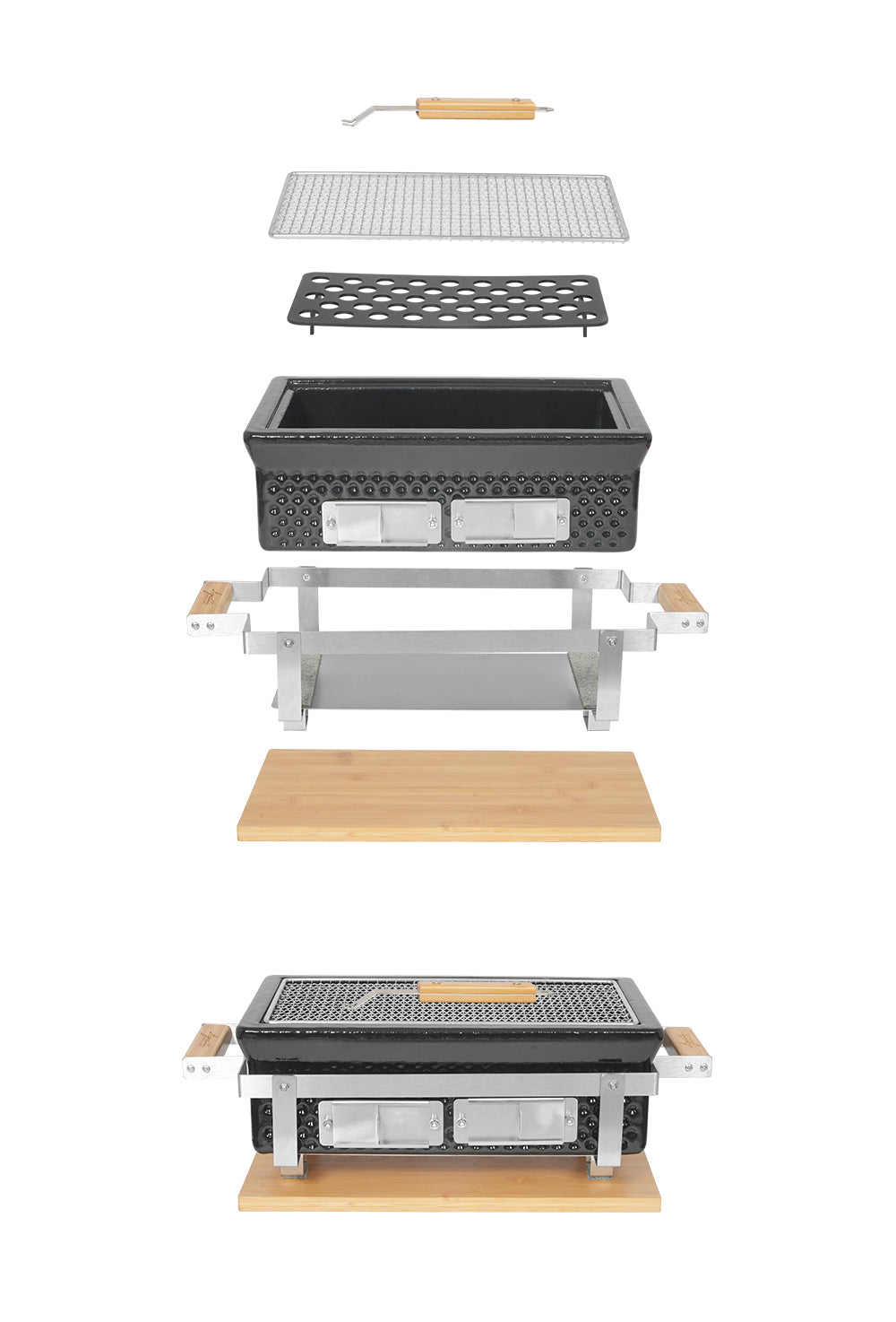 Casa Lusso 15" Hibachi Charcoal Grill (pre-order)
