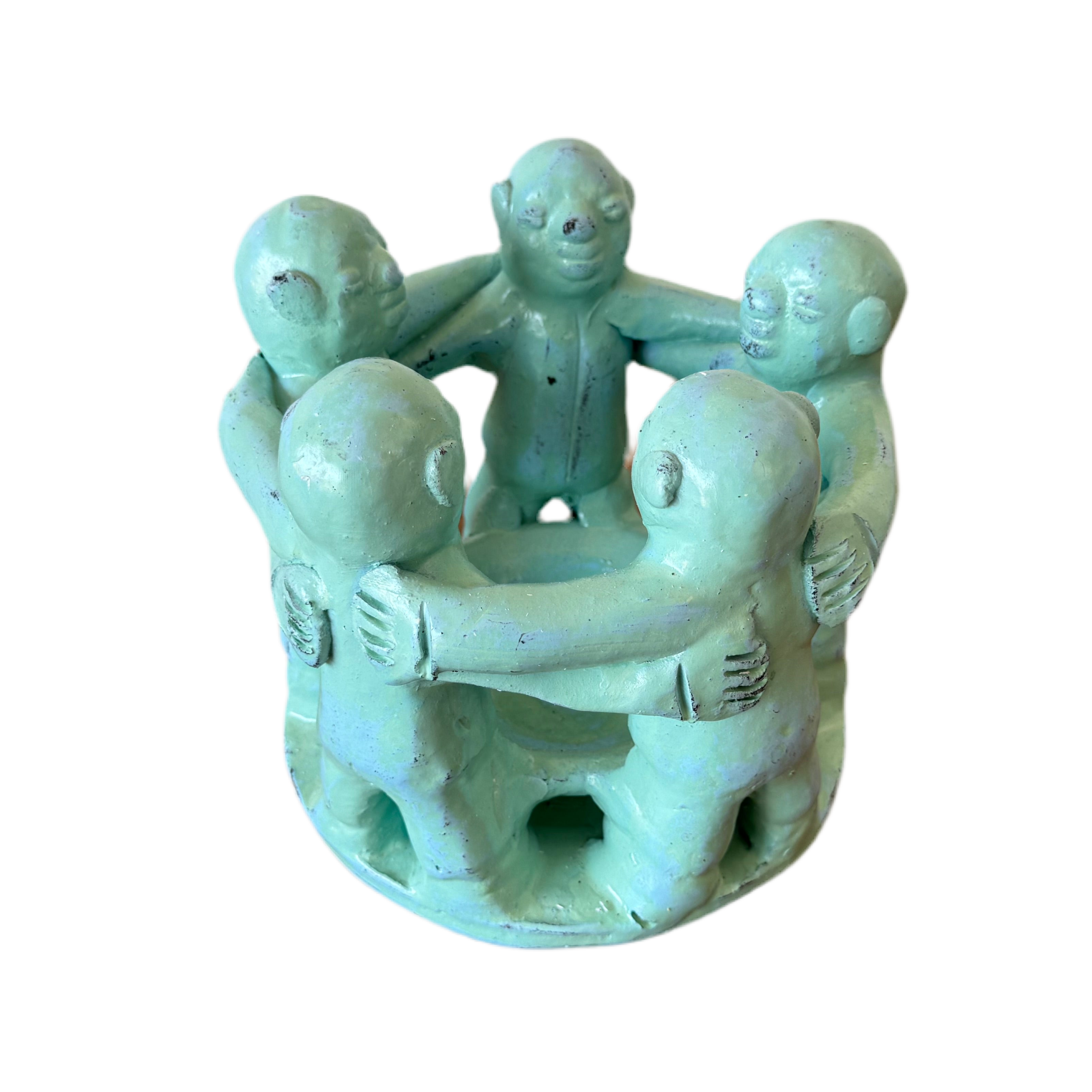 add some elegance to your outdoor area with our circle of five friends candle holder