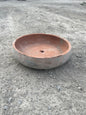 ancient green Vietnamese clay succulent garden bowl