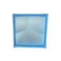 misty cloudy blue glass blocks