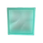 misty cloudy turquoise glass blocks