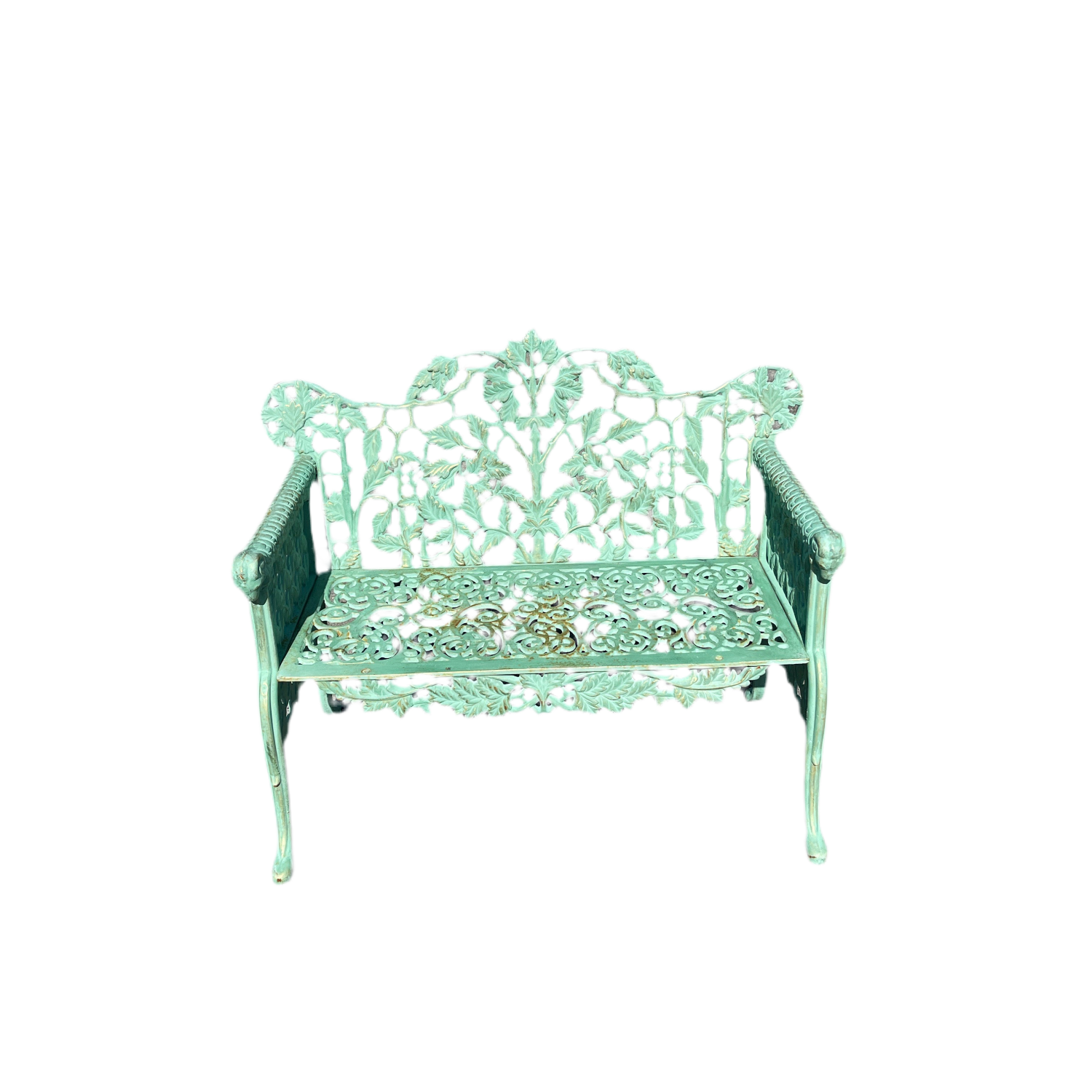 premium high-quality cast iron furniture great for outdoor areas around the garden and weather resistant