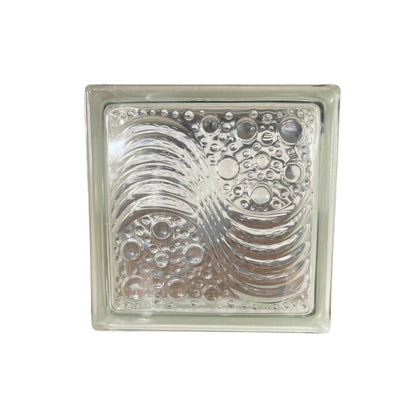 sea wave clear glass blocks