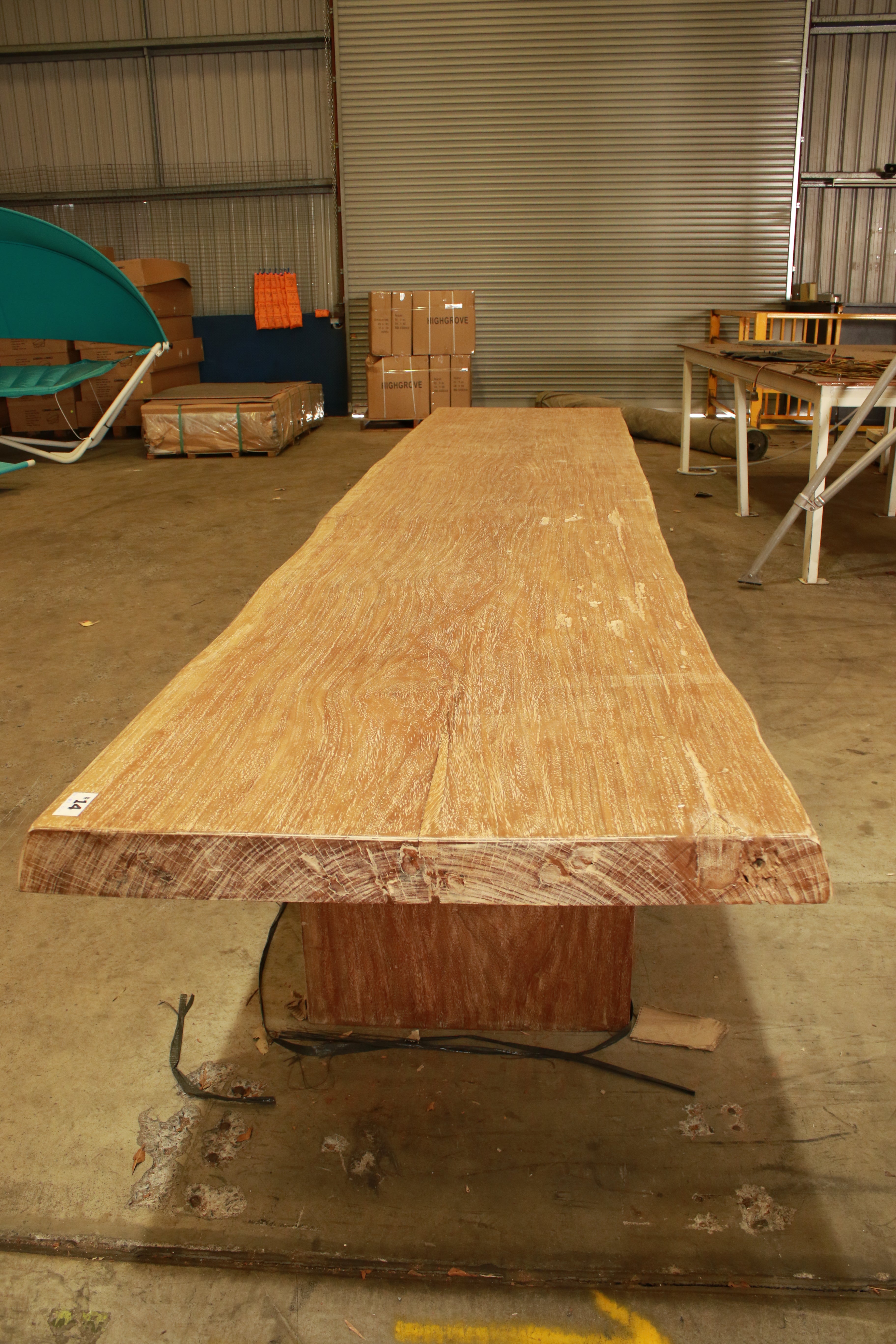 Solid Suar timber indoor and outdoor rustic handmade dining table