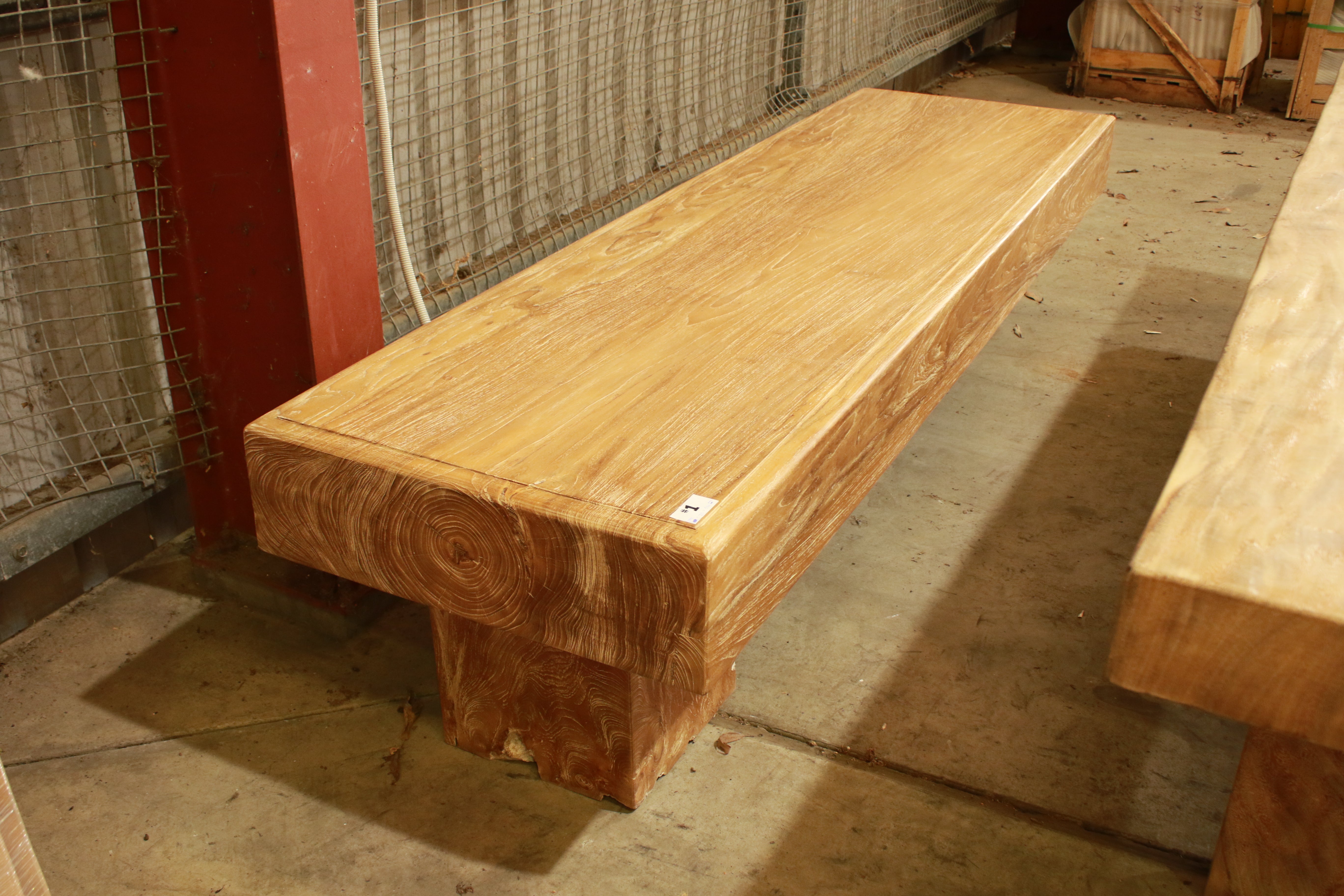 Rustic suar timber indoor & outdoor dining table