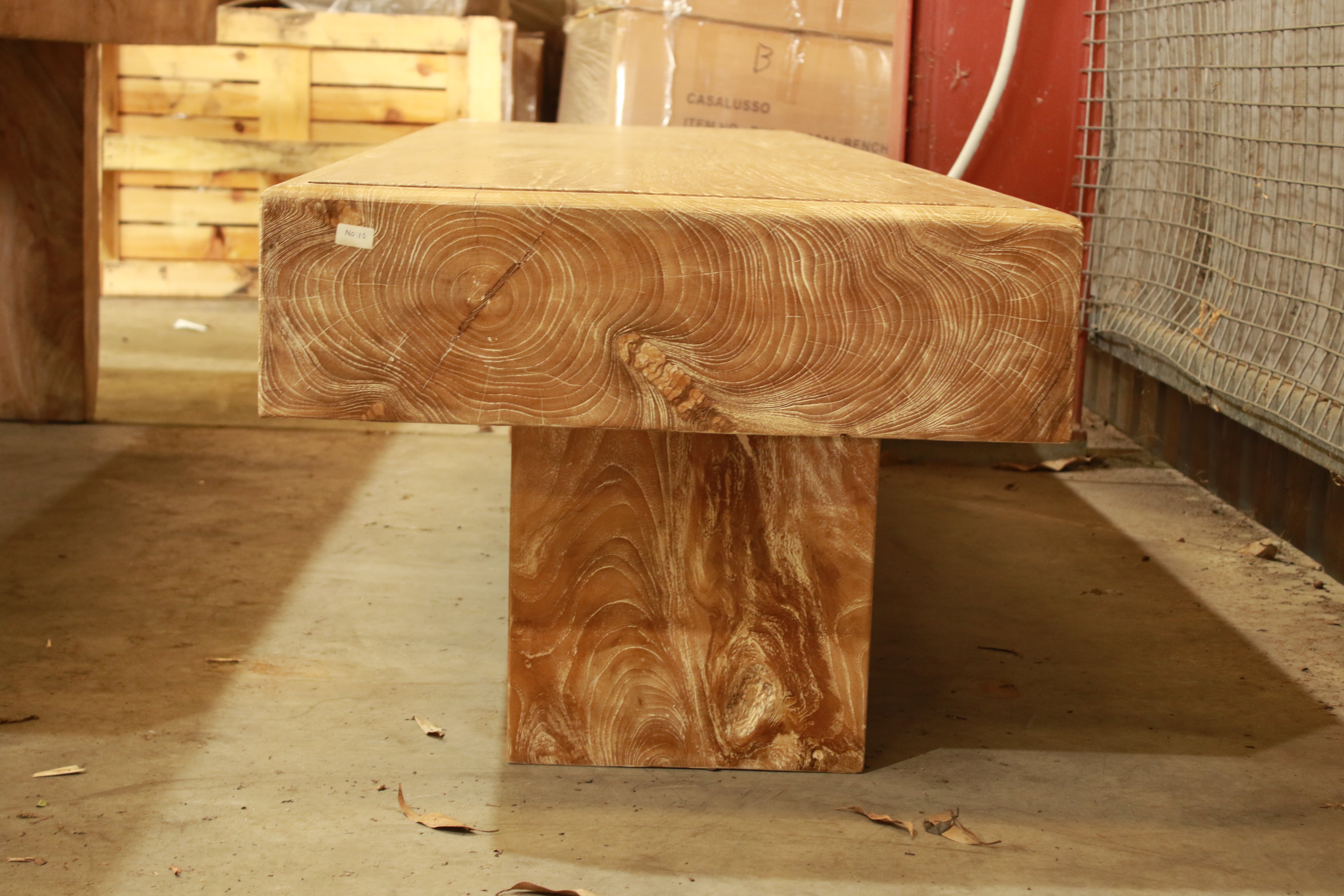 Rustic suar timber indoor & outdoor dining table