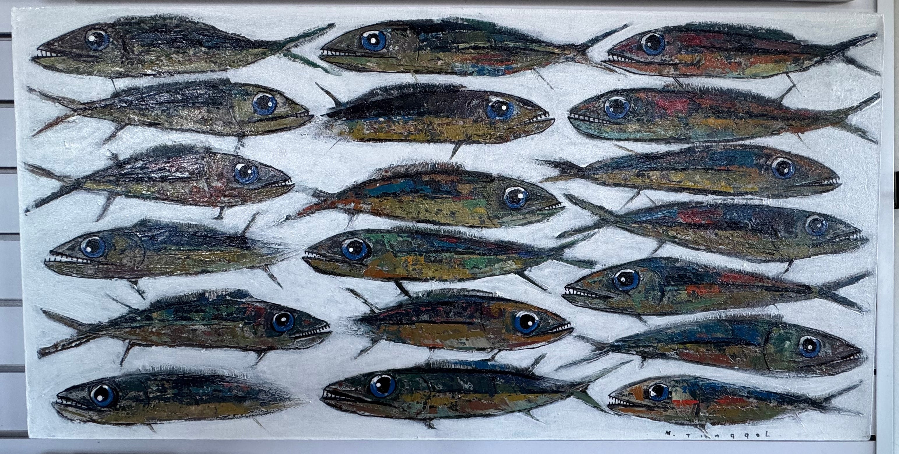 I Made. Tinqqol 60x120 School of Trout