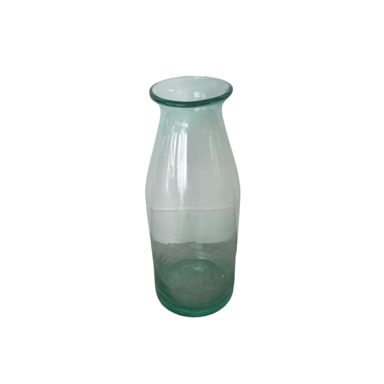 Glass Milk Jug Vase Tall