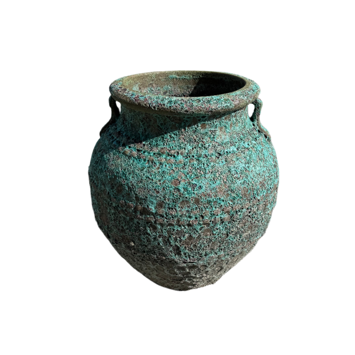 Green Lava Rock Atlantis Garden Urn