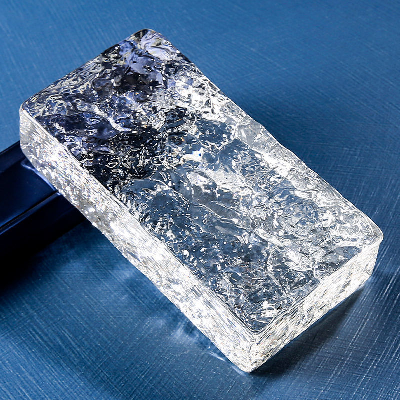 Double-Sided Ice Crystal Solid Glass Bricks