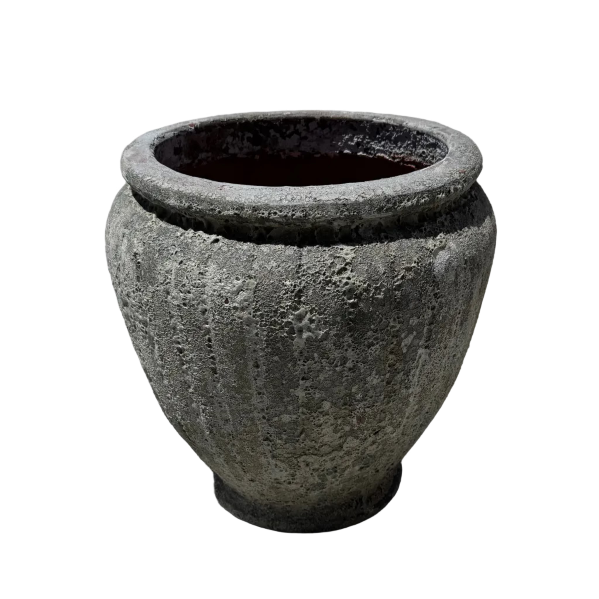 Lava Rock Atlantis Garden Urn in medium size
