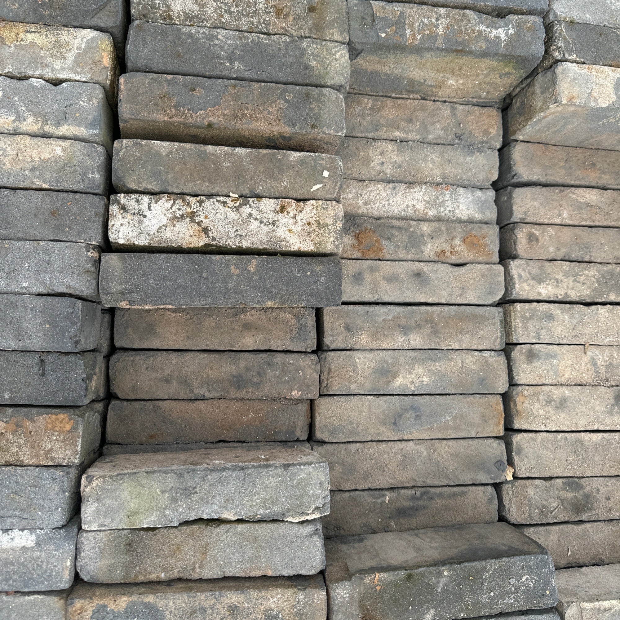 Reclaimed Ancient Chinese blue tapestry bricks