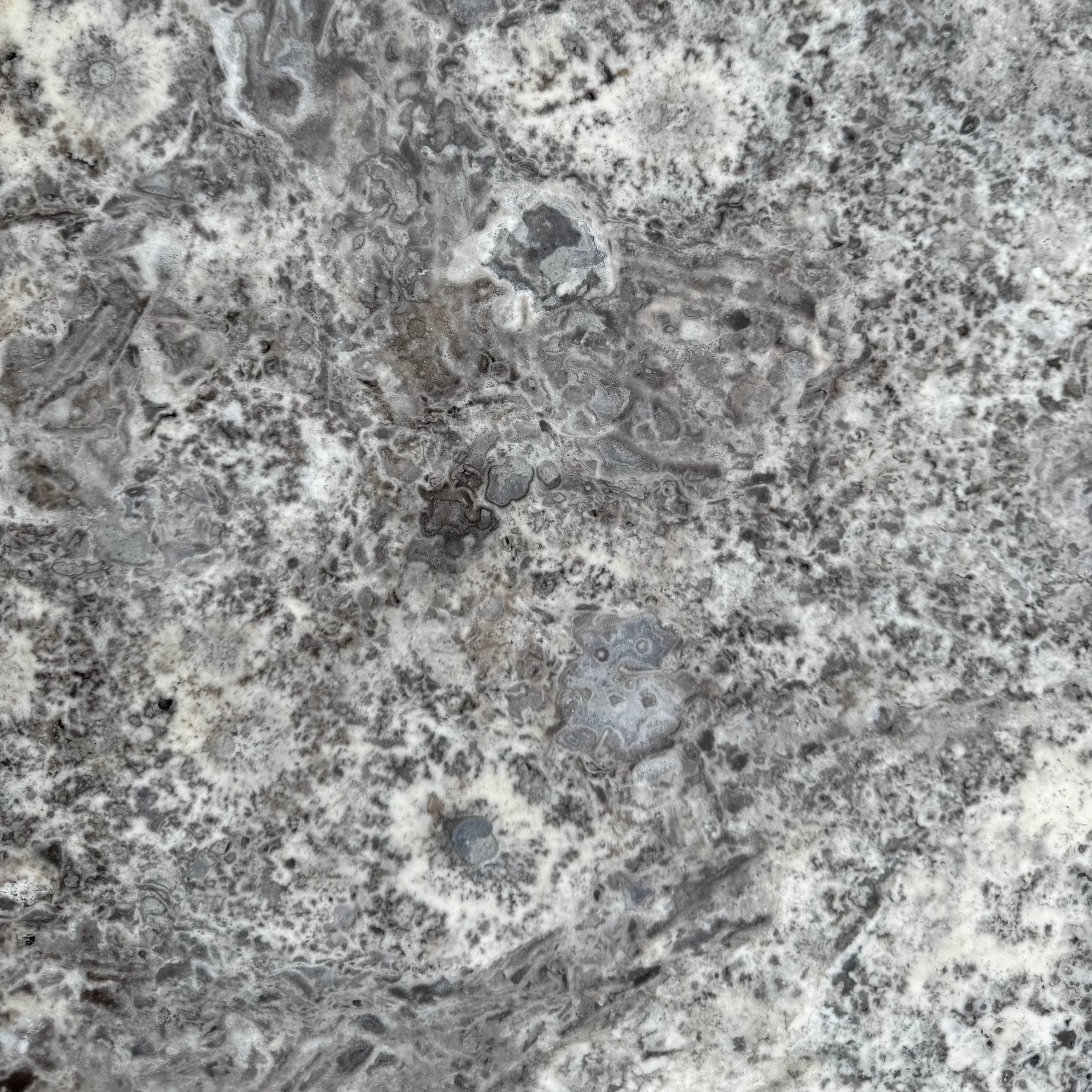 Silver Travertine Cross Cut Tumbled Tile