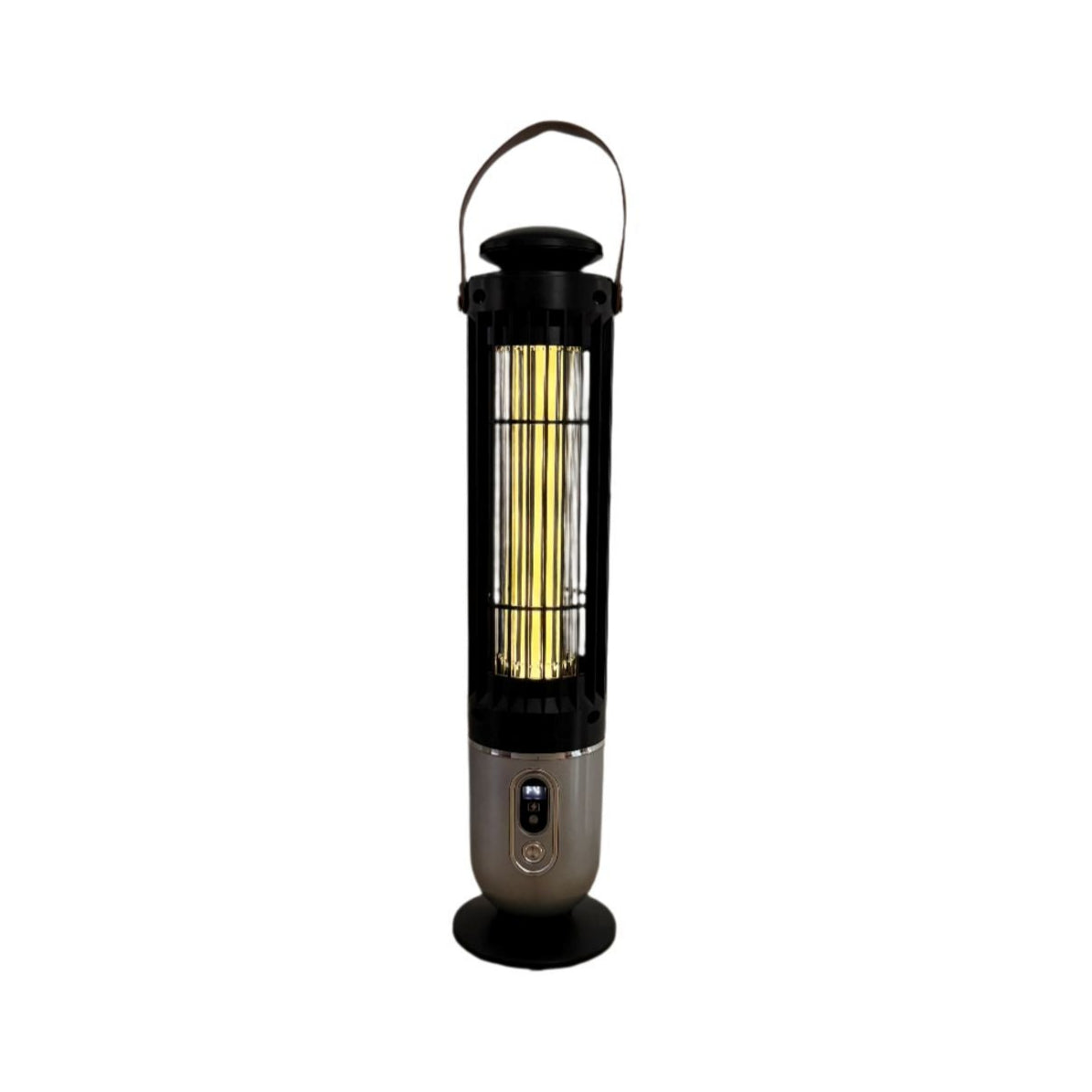 smart mosquito zapper killer with night light on, has 8 hours of battery, works outdoors and indoors.