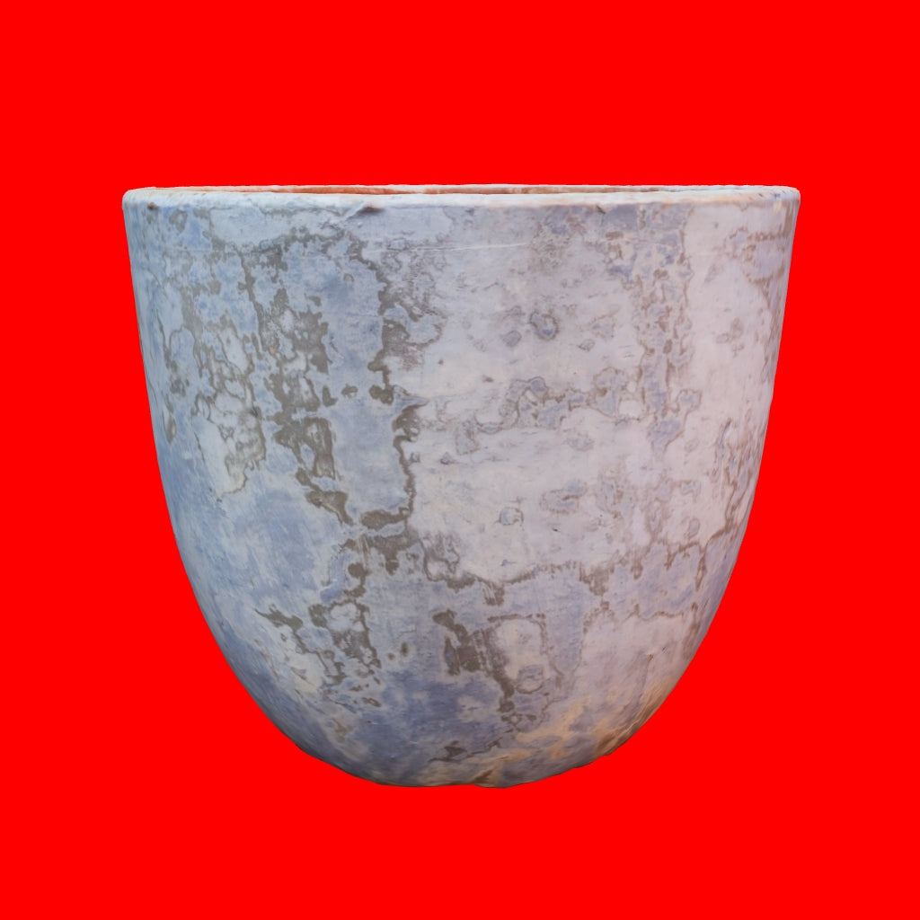 Premium High-quality ancient blue medium egg pot