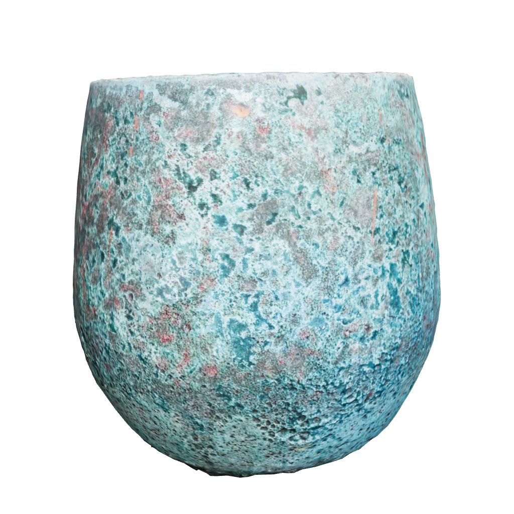 3d image of Medium Size Lava rock Atlantis garden pot