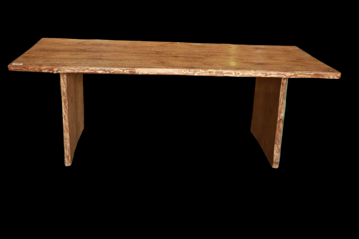 Solid Suar timber indoor and outdoor rustic handmade dining table