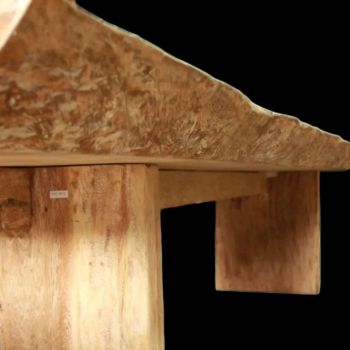 Solid Suar timber indoor and outdoor rustic handmade dining table
