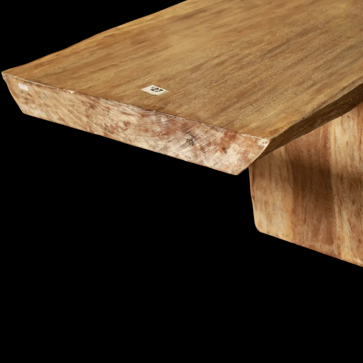 Solid Suar timber indoor and outdoor rustic handmade dining table